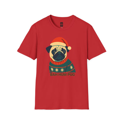 Bah Hum Pug - Unisex T Shirt