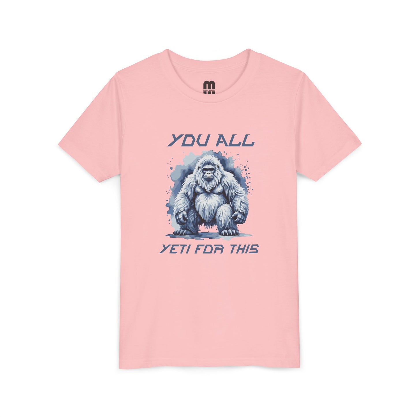 Youth Tee — "You All Yeti For This" Funny Yeti Kids T‑Shirt, Cute Snow Monster Graphic
