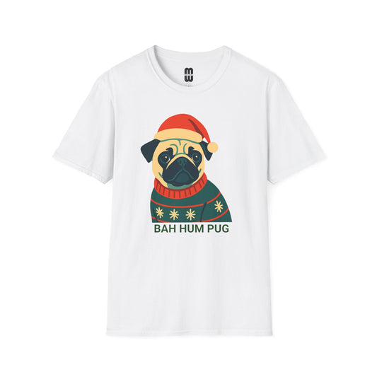 Bah Hum Pug - Unisex T Shirt