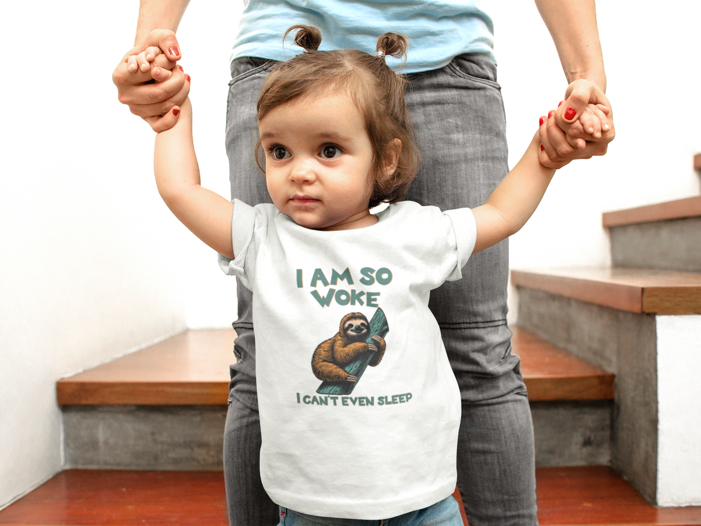 So Woke I Can't Even Sleep - Baby T-Shirt